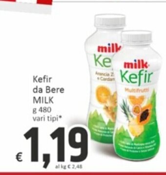 Kefir da Bere MILK g 480 vari tipi*