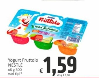 Yogurt Fruttolo NESTLÈ x6 g 300 vari tipi*