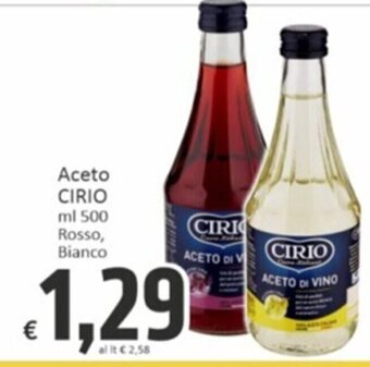Aceto CIRIO ml 500 Rosso, Bianco