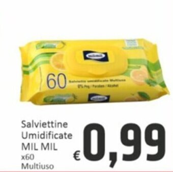 Paghi Poco Salviettine Umidificate MIL MIL x60 Multiuso offerta
