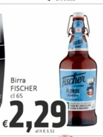 Paghi Poco Birra FISCHER cl 65 offerta