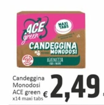 Candeggina Monodosi ACE green x14 maxi tabs