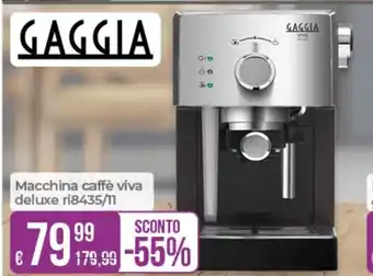 Portobello Macchina caffè viva deluxe ri8435/11 offerta