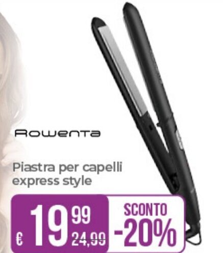 Portobello Piastra per capelli express style offerta