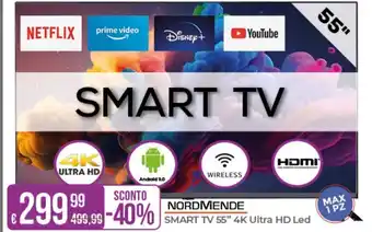 NORDMENDE SMART TV 55" 4K Ultra HD Led