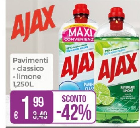 Portobello AJAX Pavimenti - classico - limone 1,250L offerta