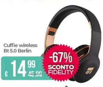 Cuffie wireless Bt 5.0 Berlin