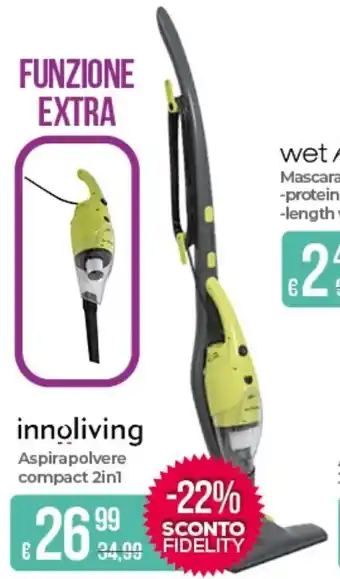 Innoliving Aspirapolvere compact 2in1