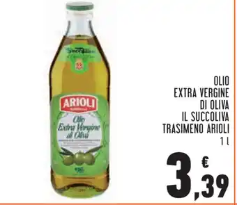 Conad Arioli Olio Extra Vergine di Oliva Il Succoliva Trasimeno 1l offerta