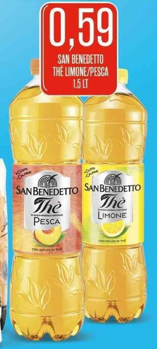 SAN BENEDETTO THE LIMONE/PESCA 1,5 LT