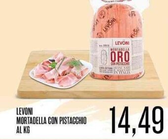 Supermercati Pasquale Prisco LEVONI MORTADELLA CON PISTACCHIO offerta