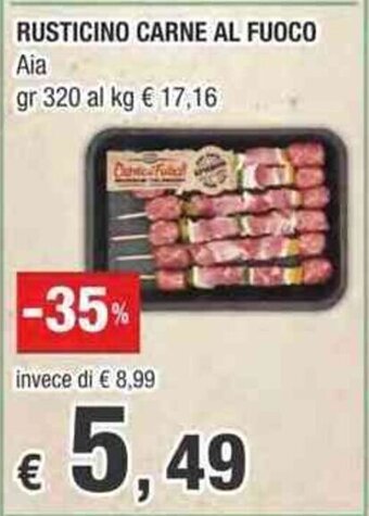 Crai RUSTICINO CARNE AL FUOCO Aia gr 320 offerta