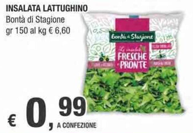 Crai INSALATA LATTUGHINO Bontà di Stagione gr 150 offerta