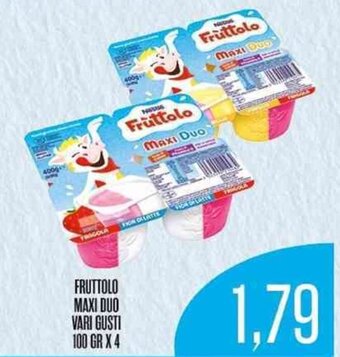 FRUTTOLO MAXI DUO VARI GUSTI 100 GR X 4