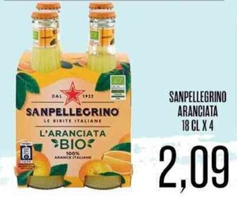 SANPELLEGRINO ARANCIATA 18 CL X 4