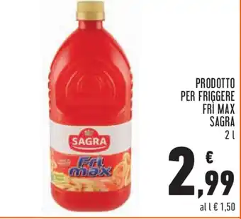Conad Sagra Prodotto per Friggere Fri Max 2l offerta