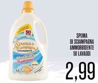 SPUMA DI SCIAMPAGNA AMMORBIDENTE 50 LAVAGGI
