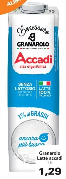 Alvama Granarolo Latte accadì 1 It offerta