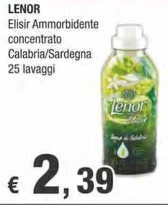 Crai LENOR Elisir Ammorbidente concentrato Calabria/Sardegna 25 lavaggi offerta