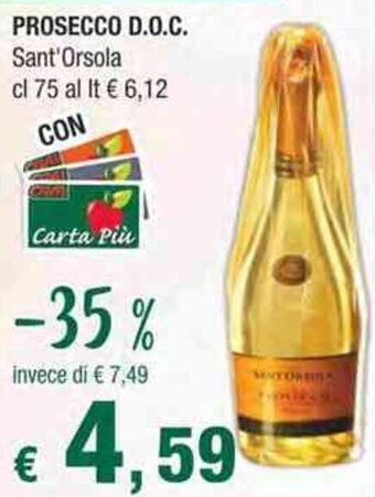 PROSECCO D.O.C. Sant'Orsola cl 75