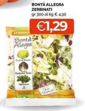 Mercatò Local BONTÀ ALLEGRA ZERBINATI gr 300 offerta