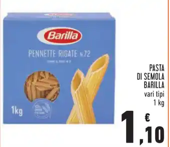 Conad Barilla Pasta di Semola 1kg offerta