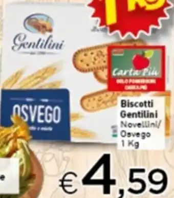 Crai Biscotti Gentilini Novellini/ Osvego 1 Kg offerta