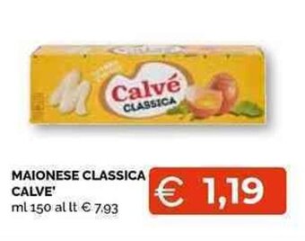 Mercatò Local MAIONESE CLASSICA CALVE' ml 150 offerta