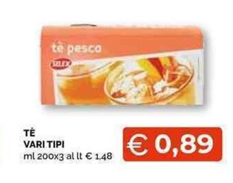 TÉ VARI TIPI ml 200x3