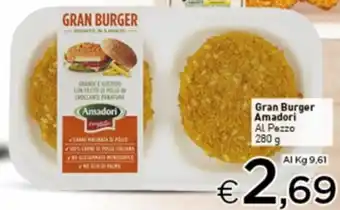 Crai Gran Burger Amadori Al Pazzo 280 g offerta