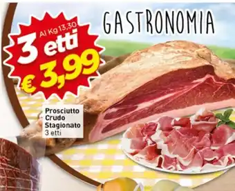 Crai Prosciutto Crudo Stagionato 3 etti offerta