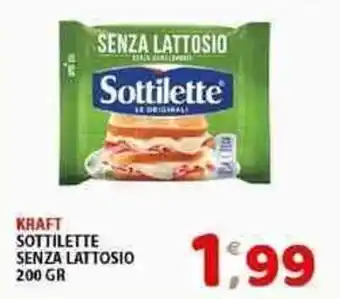 Mio Market KRAFT SOTTILETTE SENZA LATTOSIO 200 GR offerta