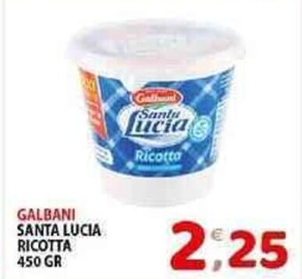 GALBANI SANTA LUCIA RICOTTA 450 GR