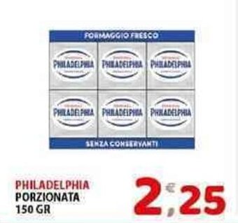 Mio Market PHILADELPHIA PORZIONATA 150 GR offerta