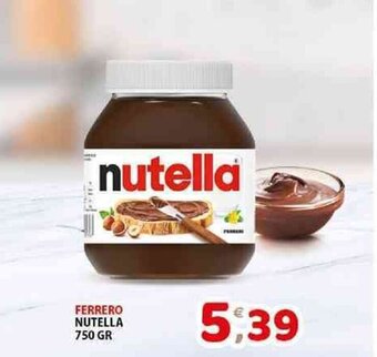 Mio Market FERRERO NUTELLA 750 GR offerta