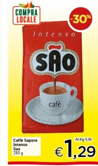 Crai Caffè Sapore Intenso Sao 250 g offerta