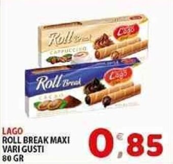 Mio Market LAGO ROLL BREAK MAXI VARI GUSTI 80 GR offerta