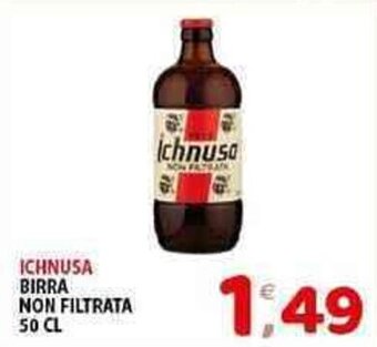 ICHNUSA BIRRA NON FILTRATA 50 CL