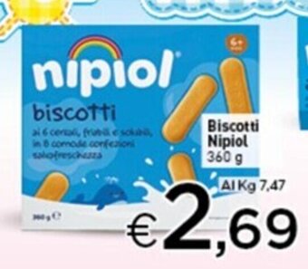Crai Biscotti Nipiol 360 g offerta