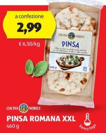 ALDI CUCINA NOBILE PINSA ROMANA XXL 460 g offerta
