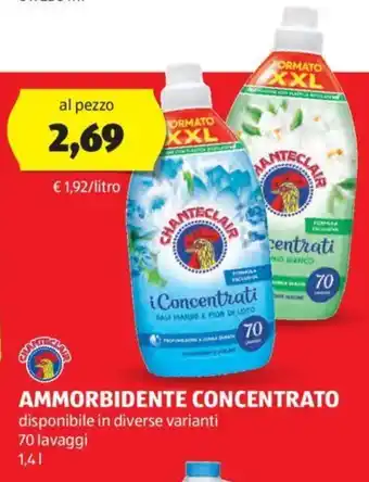 ALDI AMMORBIDENTE CONCENTRATO 70 lavaggi offerta