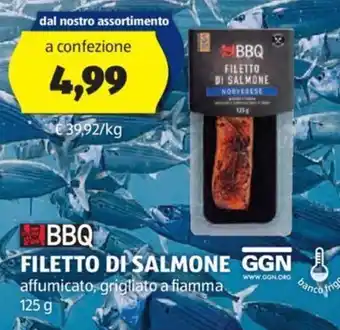 BBQ FILETTO DI SALMONE GGN 125 g