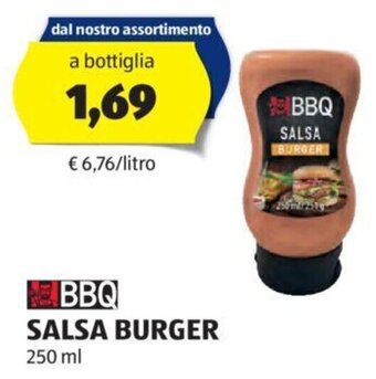 ALDI BBQ SALSA BURGER 250 ml offerta