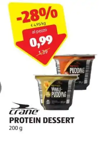 ALDI crane PROTEIN DESSERT 200 g offerta