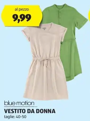 ALDI blue motion VESTITO DA DONNA 40-50 offerta