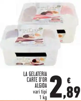 Conad Algida La Gelateria Carte d'Or 1kg offerta