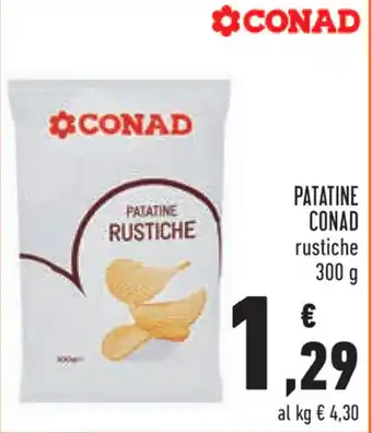 Conad Conad Patatine 300g offerta