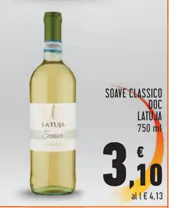 Conad Latuja Soave Classico Doc 750ml offerta