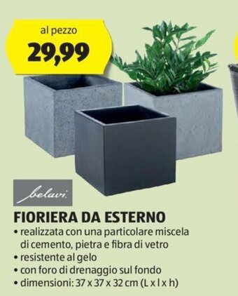 belavi. FIORIERA DA ESTERNO