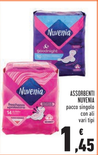 Conad Nuvenia Assorbenti offerta
